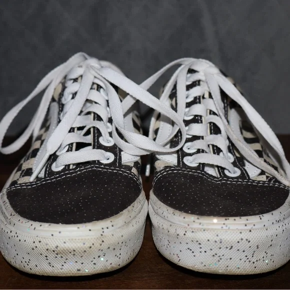 VANS unisex Old Skool Confetti Checkerboard Child Sneakers - Picture 4 of 10